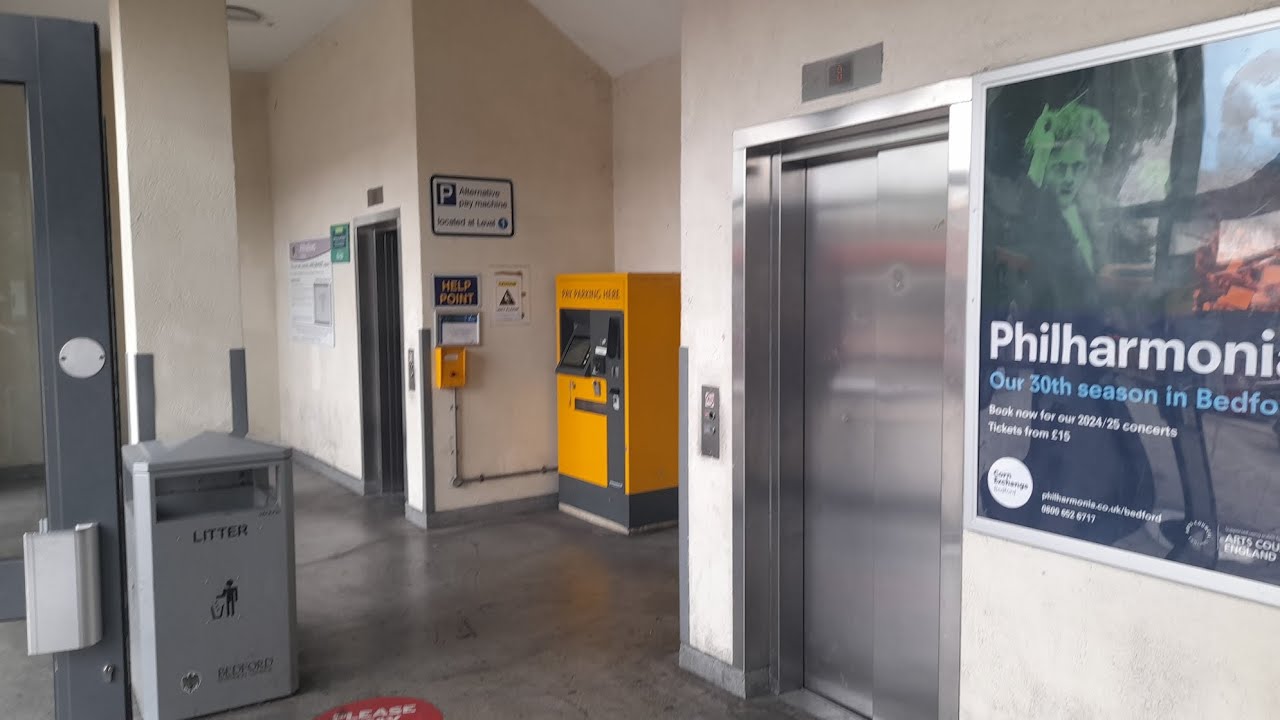 2014 Kone Monospace Lifts at Allhallows Car Park in Bedford 