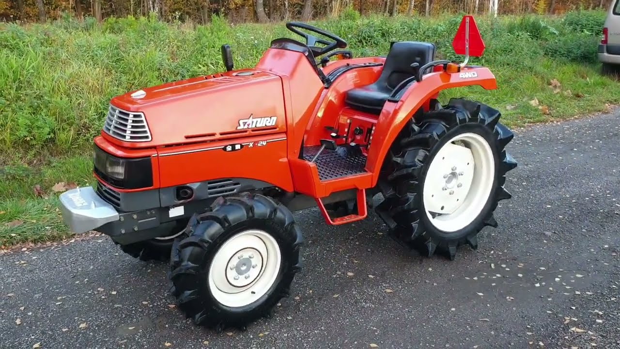 Kubota Saturn X-24 / moc 24 KM / napęd 4x4 / Prezentacja / Japoński Traktor