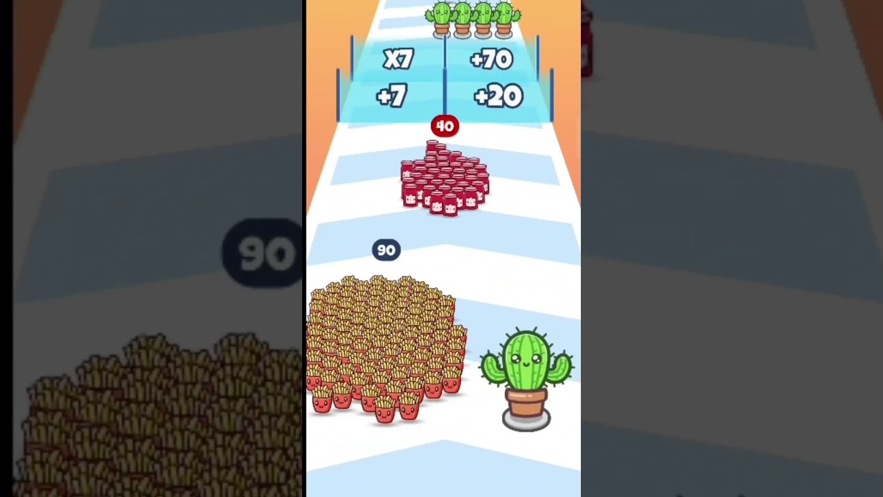 IMPOSSIBLE  FOOD RUN BEST COOL GAME EVER PLAYED #shorts