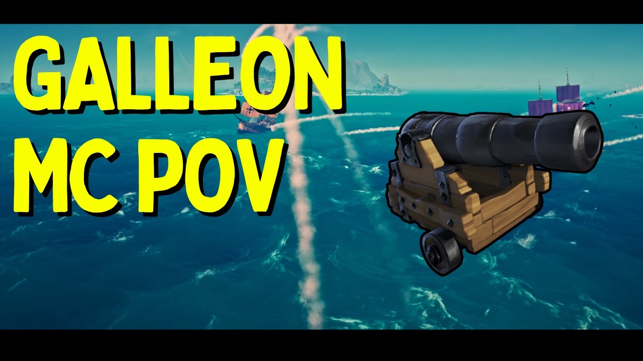 Sea of Thieves Galleon PvP | Main Cannon POV