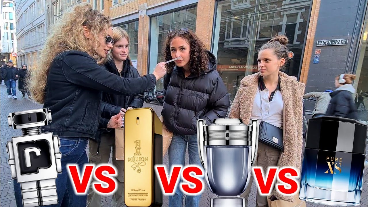 Women React to Paco Rabanne Phantom,  Invictus, 1 Million & Pure XS 💥 Fragrance Street Reaction