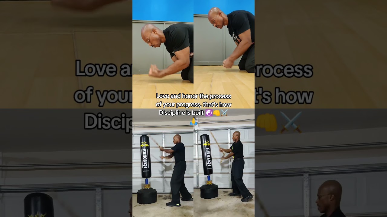 Bruce Leeroy polishing up his Bare Knuckle Boxing, Escrima stick Training techniques 