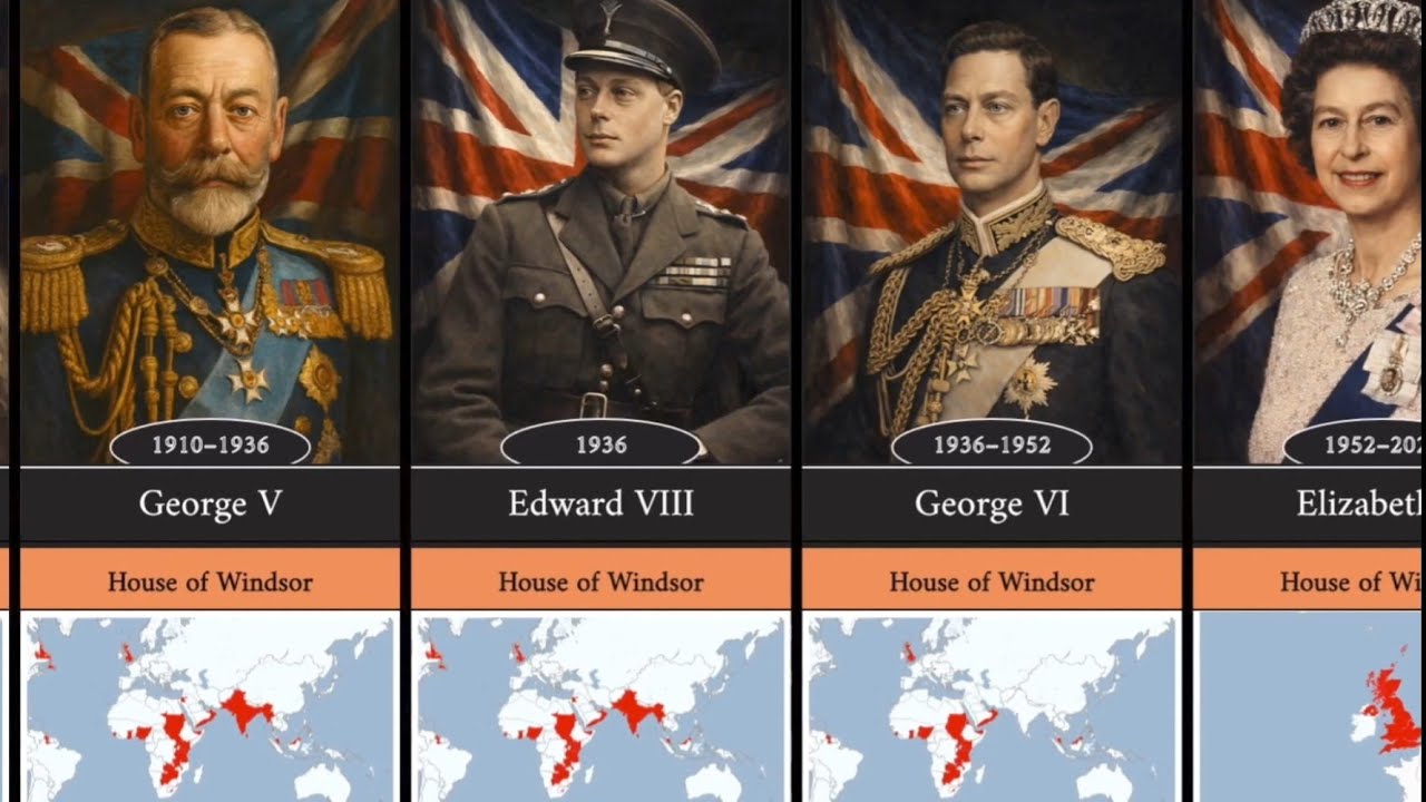 Timeline of the Rulers of England and Britain (871–2026)
