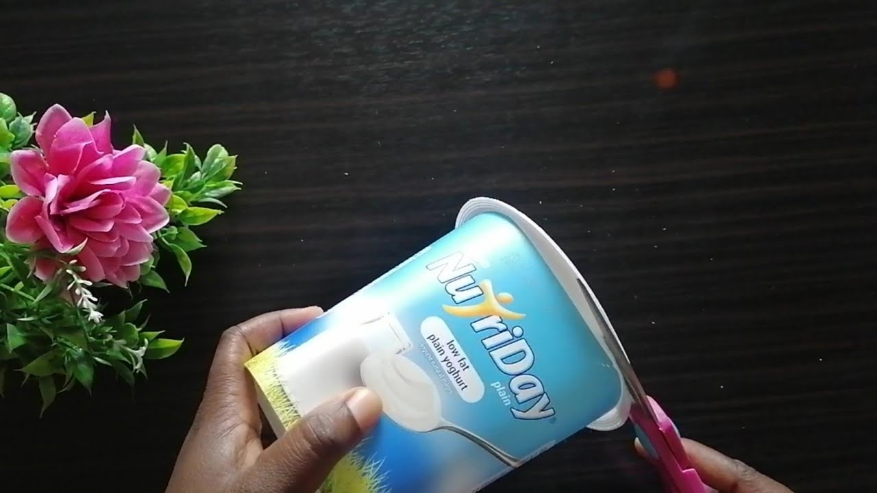 Amazing Idea to Recycle yogurt container 