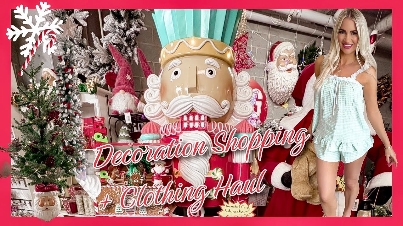 🎄ВЛОГМАС, ДЕНЬ 5 | Покупка рождественских украшений в Big Christmas и обзор покупок одежды в этот...