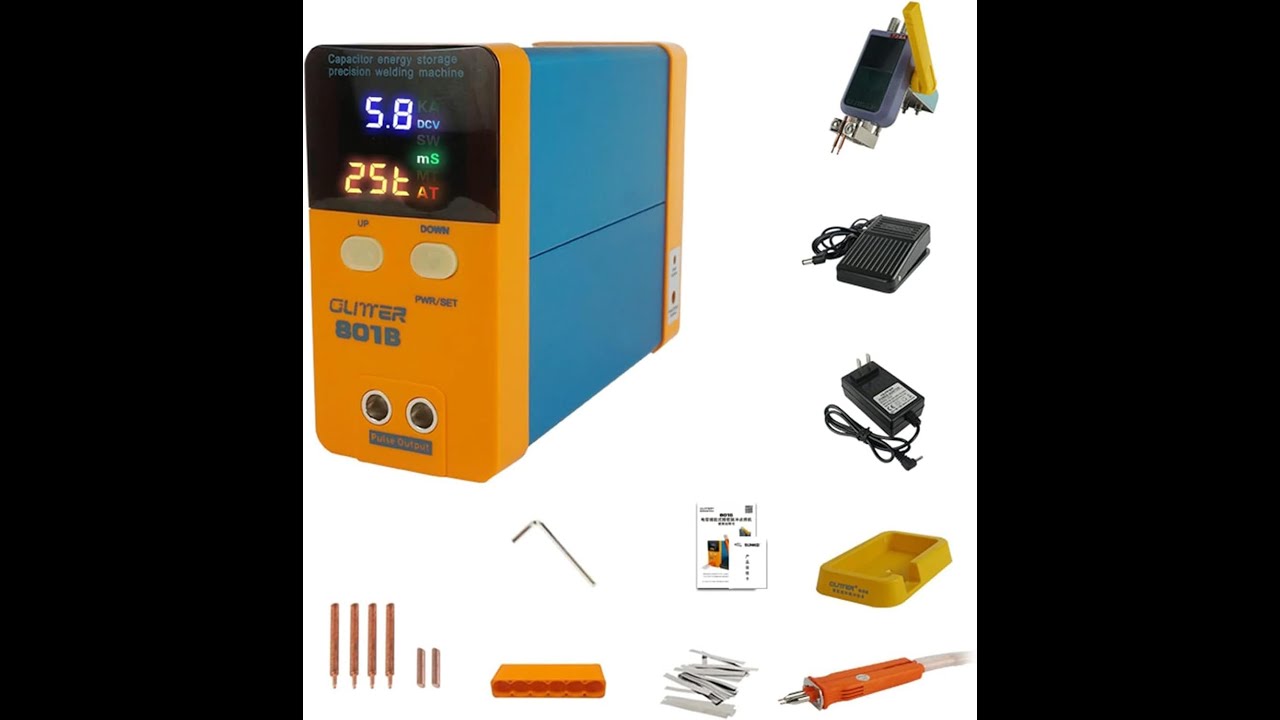 GLITTER 801B: 11.6KW Capacitor Spot Welder Review - Pros & Cons - GLITTER 801B