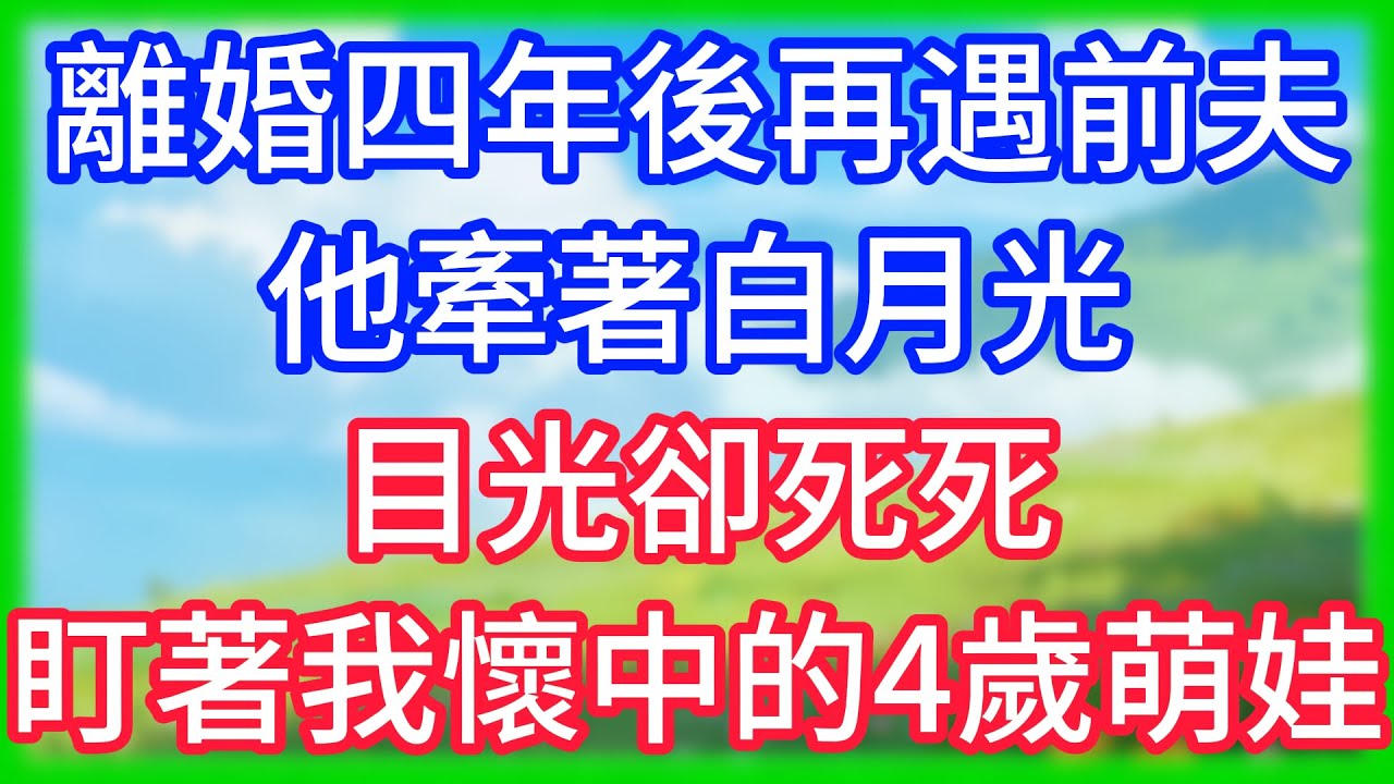 【爽文】離婚四年後再遇前夫，他牽著白月光，目光卻死死盯著我懷中的4歲萌娃！