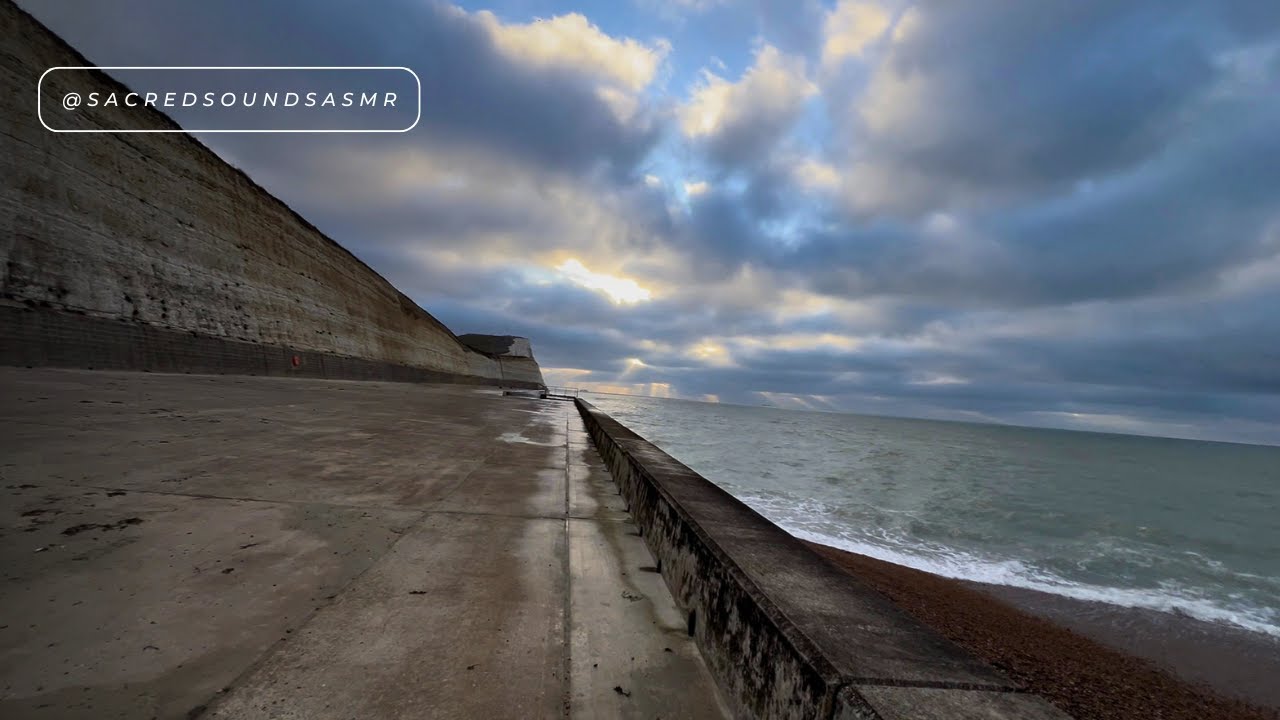 Public ASMR 🌊 Real Wave and Wind Sounds by the Sea (Looped)