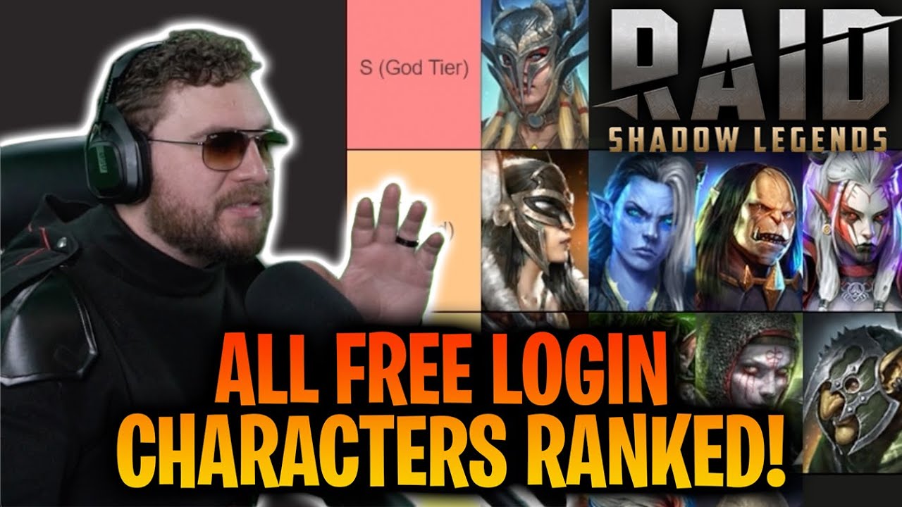 ALL FREE DAILY LOGIN CHAMPIONS RANKED IN RAID SHADOW LEGENDS