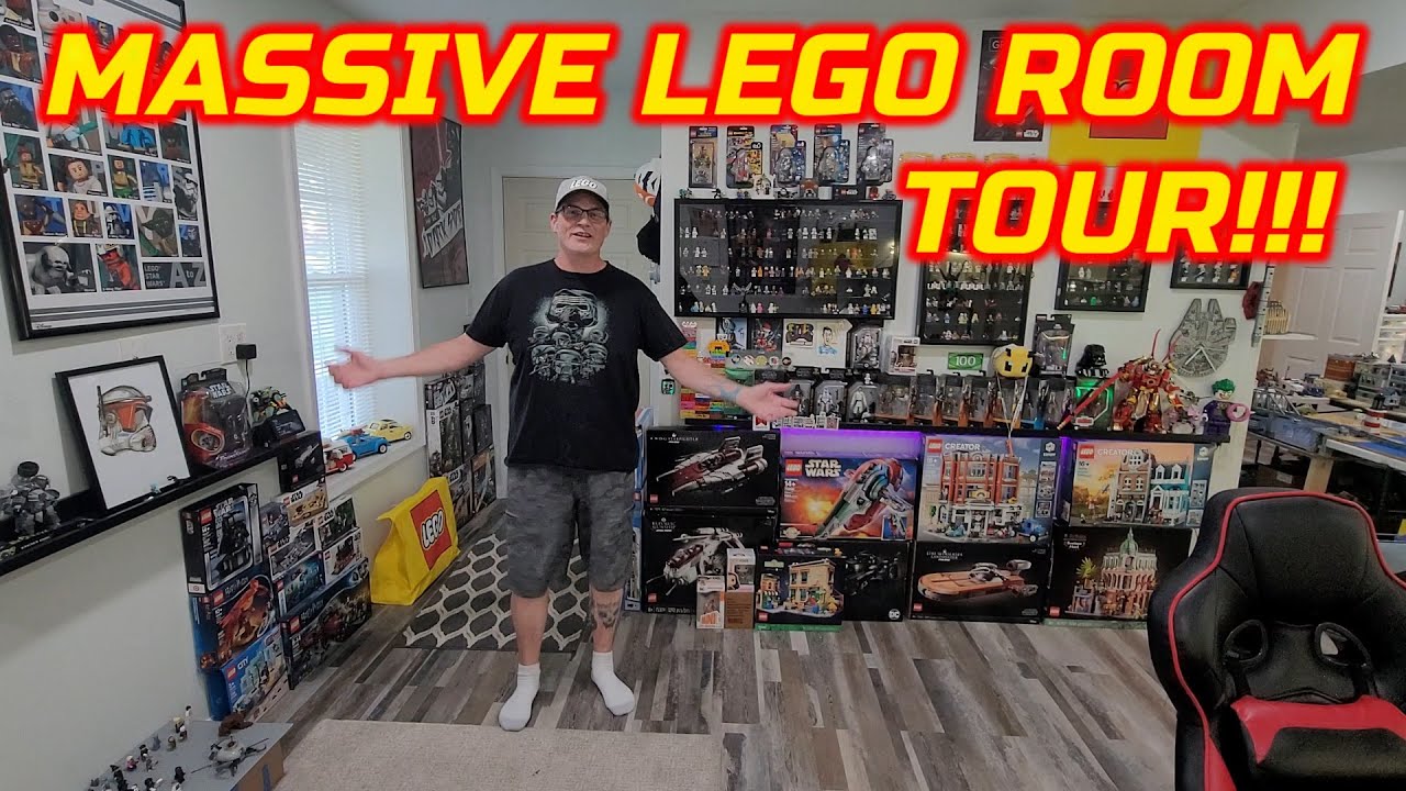 MASSIVE LEGO ROOM TOUR!!