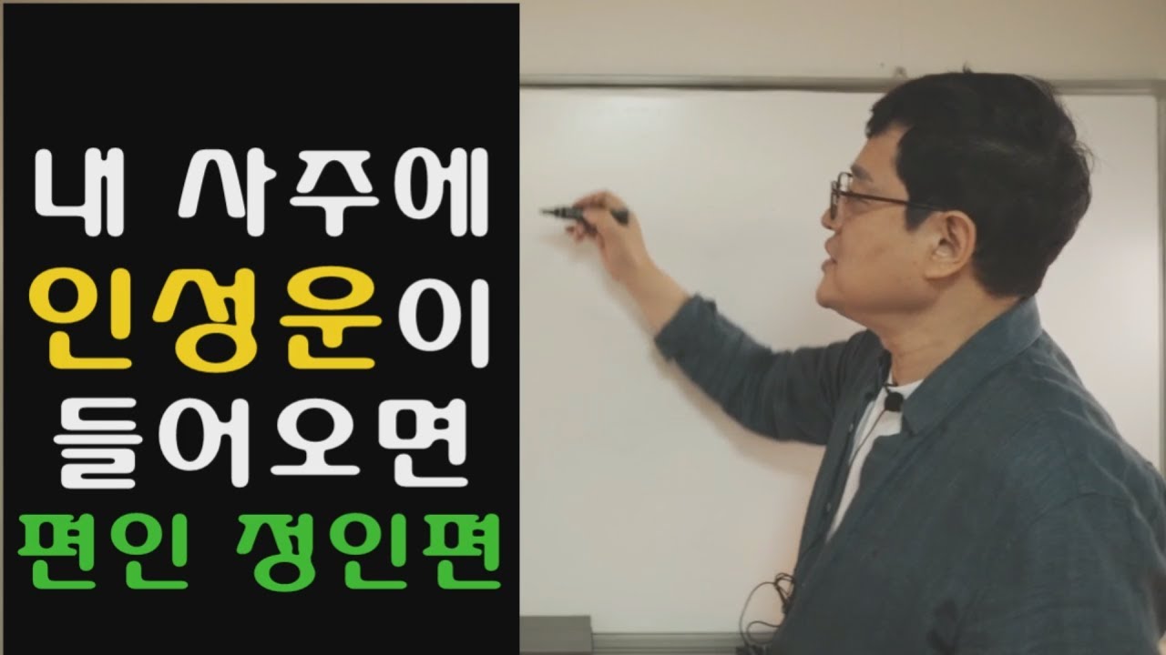 내 사주에 편인 정인