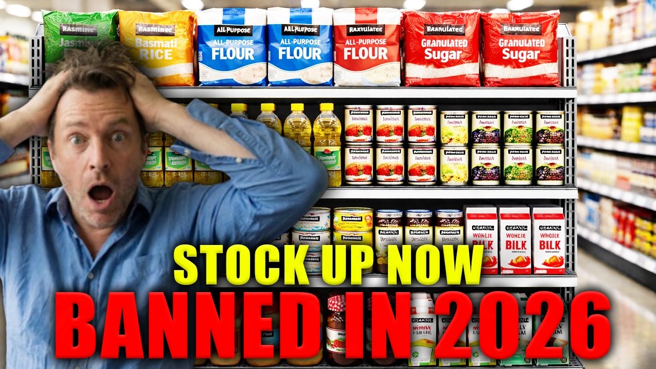 20 Grocery To STOCK UP NOW! Facing Bans in 2026 (Final Shipment!)