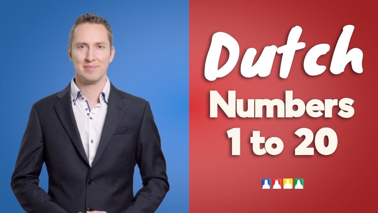 Dutch Numbers 1-20 | Count to 20 in Dutch