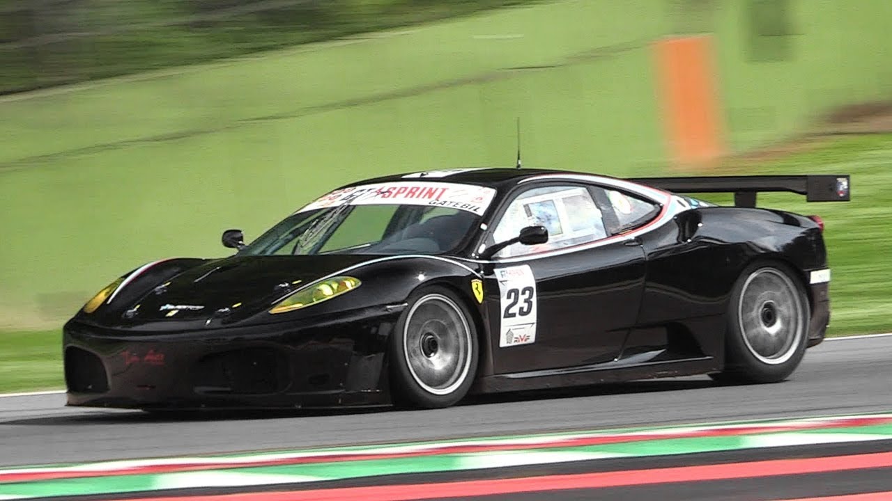 Ferrari F430 GTC/GT2 Pure Sound & OnBoard at Imola Circuit!