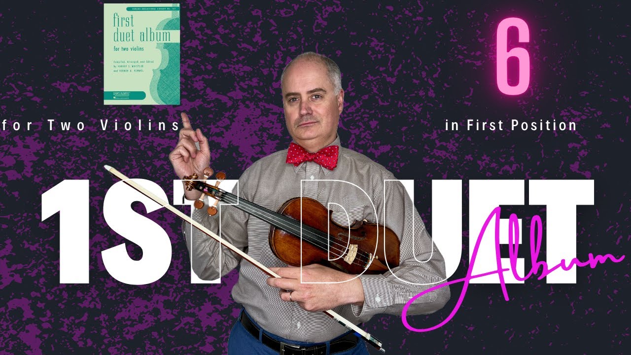 First Duet Album for Two Violins - Duet no. 5 by L. Schubert - Reverie