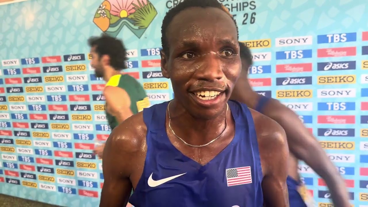 Wesley Kiptoo after 14th place at World Cross Country 2026