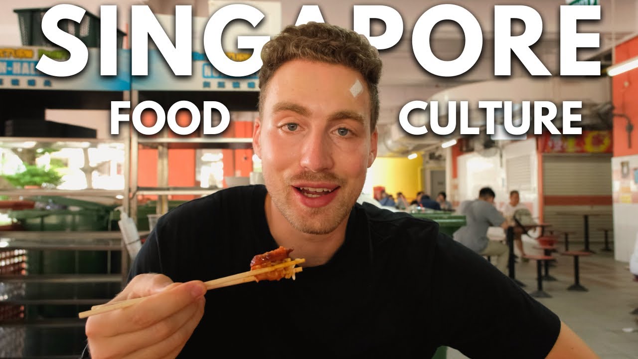 TRYING SINGAPORE FOOD: We Live In Hawker Centres Now (first time in Chinatown 2022)