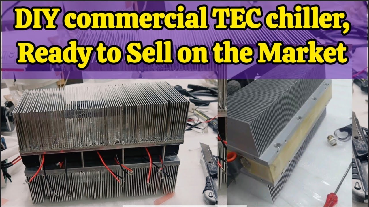 Как собрать промышленный термоэлектрический чиллер для продажи. #TEC_Chiller #peltier