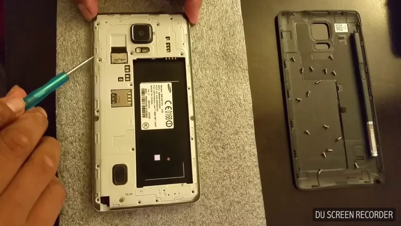 Samsung note 4 motherboard  exchange part 1