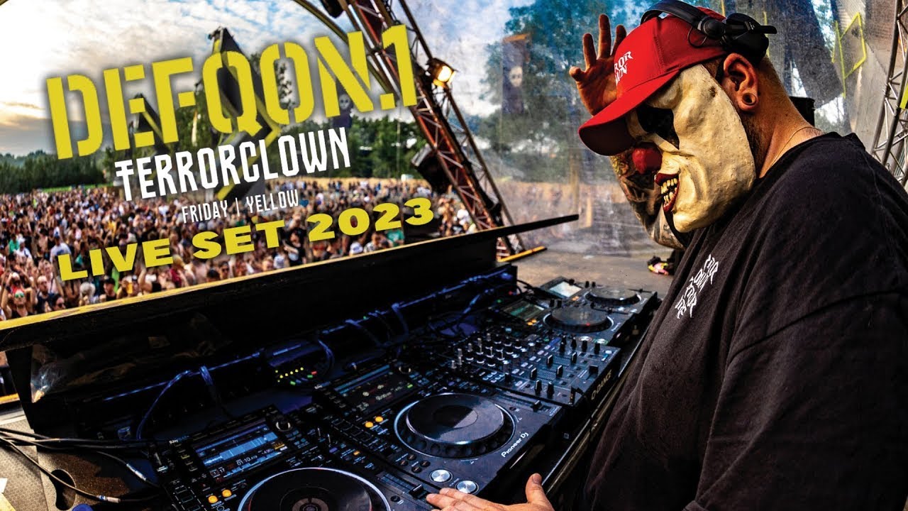 Dj TerrorClown LIVE @ Defqon.1 Path Of The Warrior 2023 (Yellow Stage) VirtualDJ Terrorcore Mix 2023
