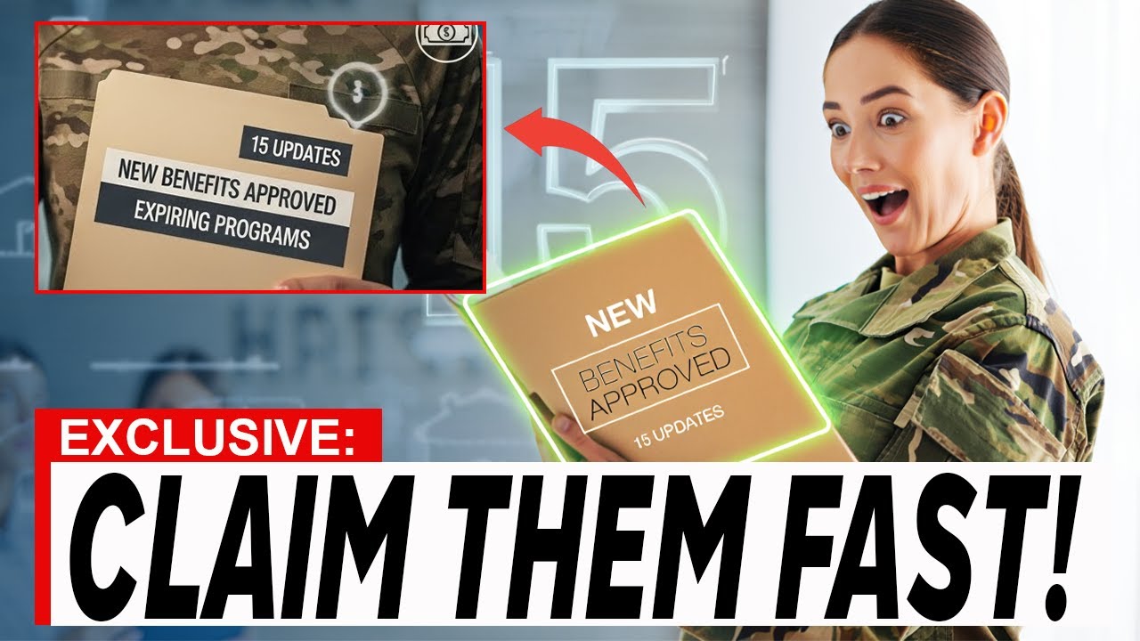 VA JUST Approved 15 New Benefits—Here’s How to Get Them Before They Expire