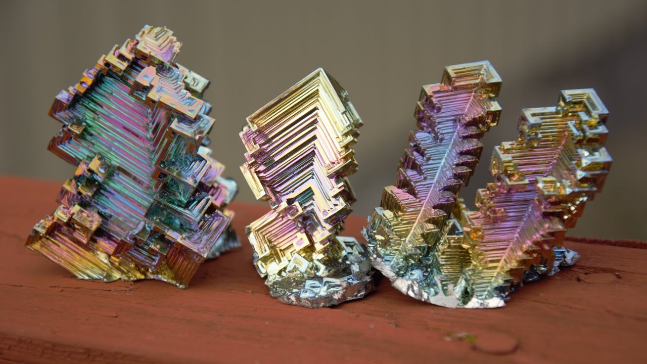 Bismuth Crystals In The Making!