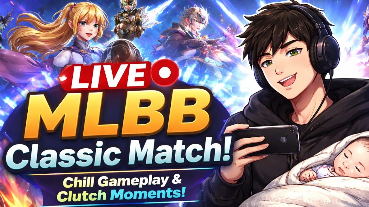 🔥 LIVE MLBB Classic Match – Chill Gameplay with Unexpected Clutch Moments! 🔥