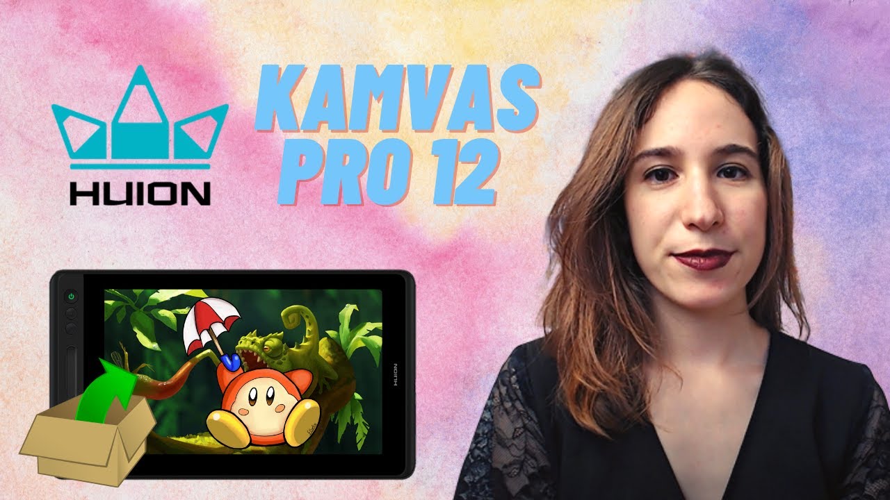 Je teste la tablette graphique Huion Kamvas Pro 12 ! Unboxing & Présentation