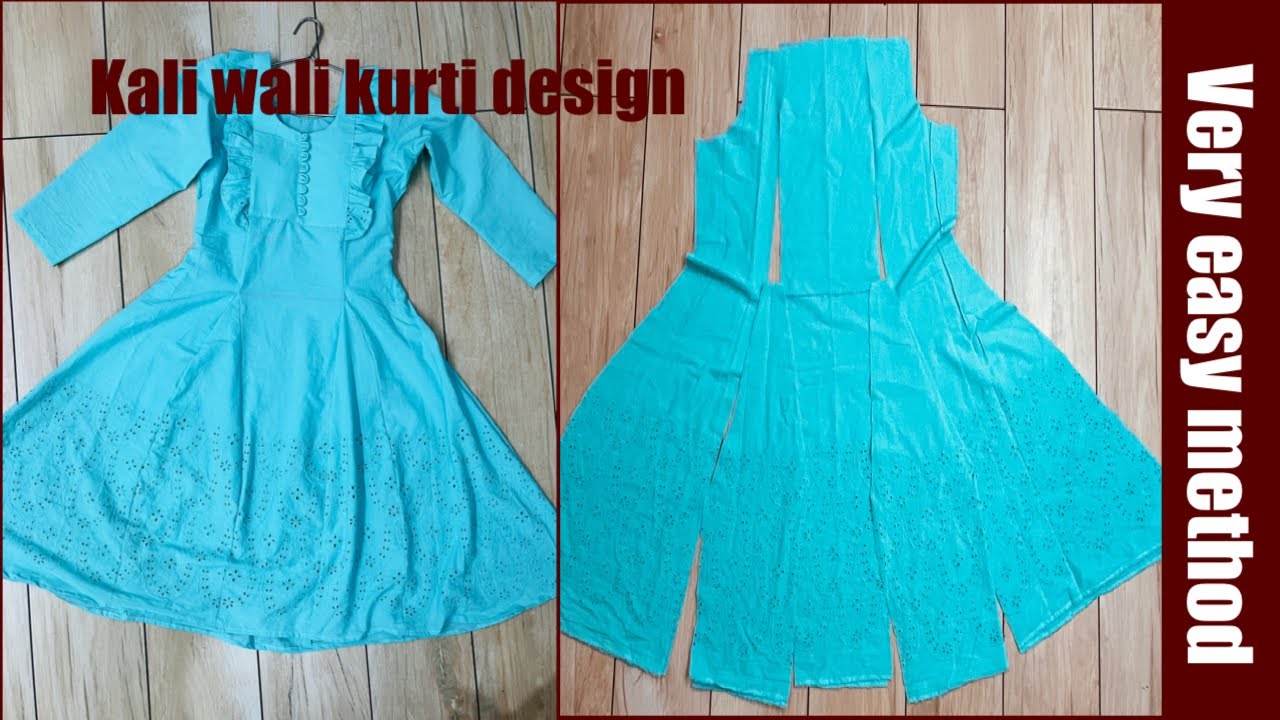Kali Wali Kurti Cutting and Stitching | Very Easy Method | Kurti Design Tutorial