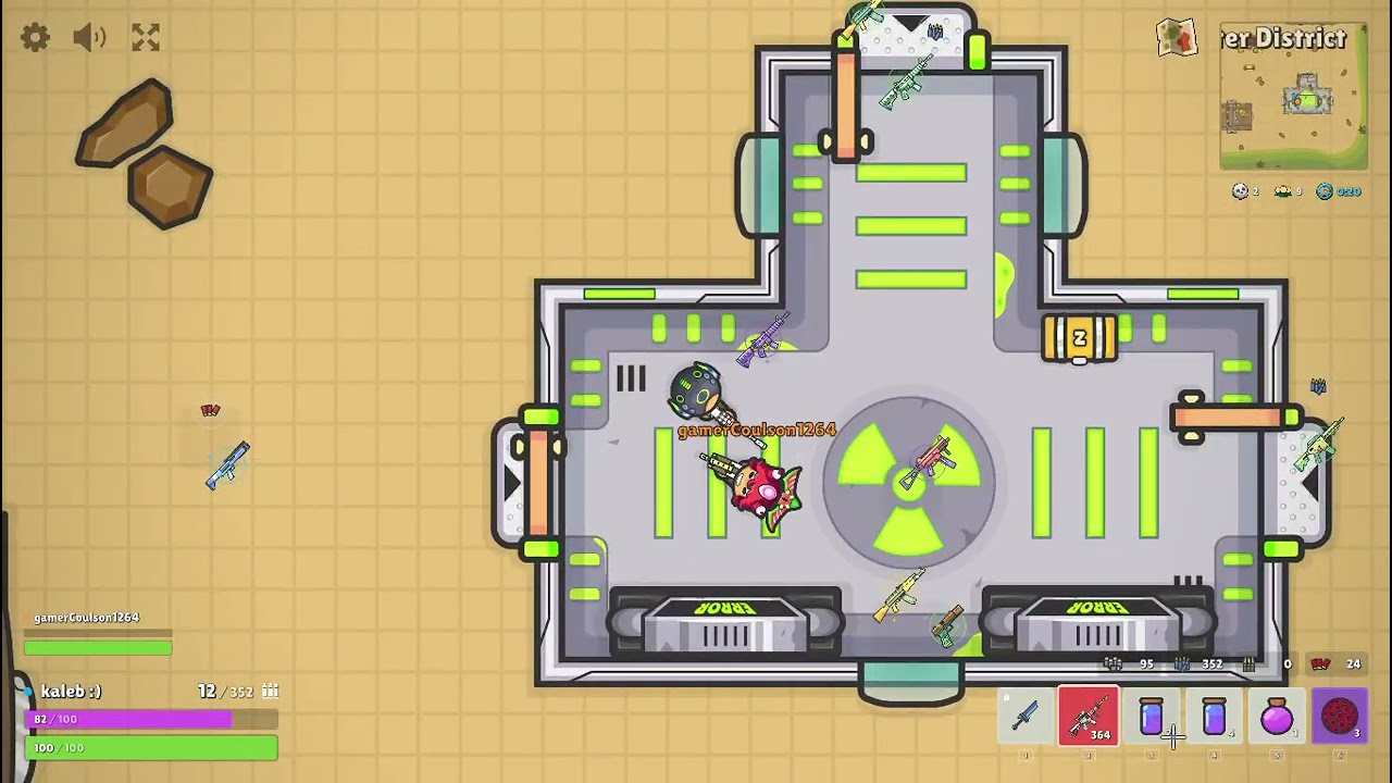 i play Zombs with a noob