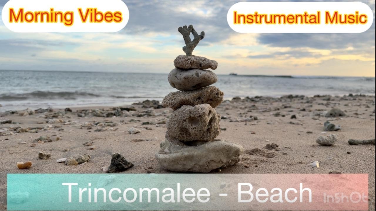 Morning Vibes/Instrumental Music at the Beach /Trincomalee/Sri Lanka 🎵