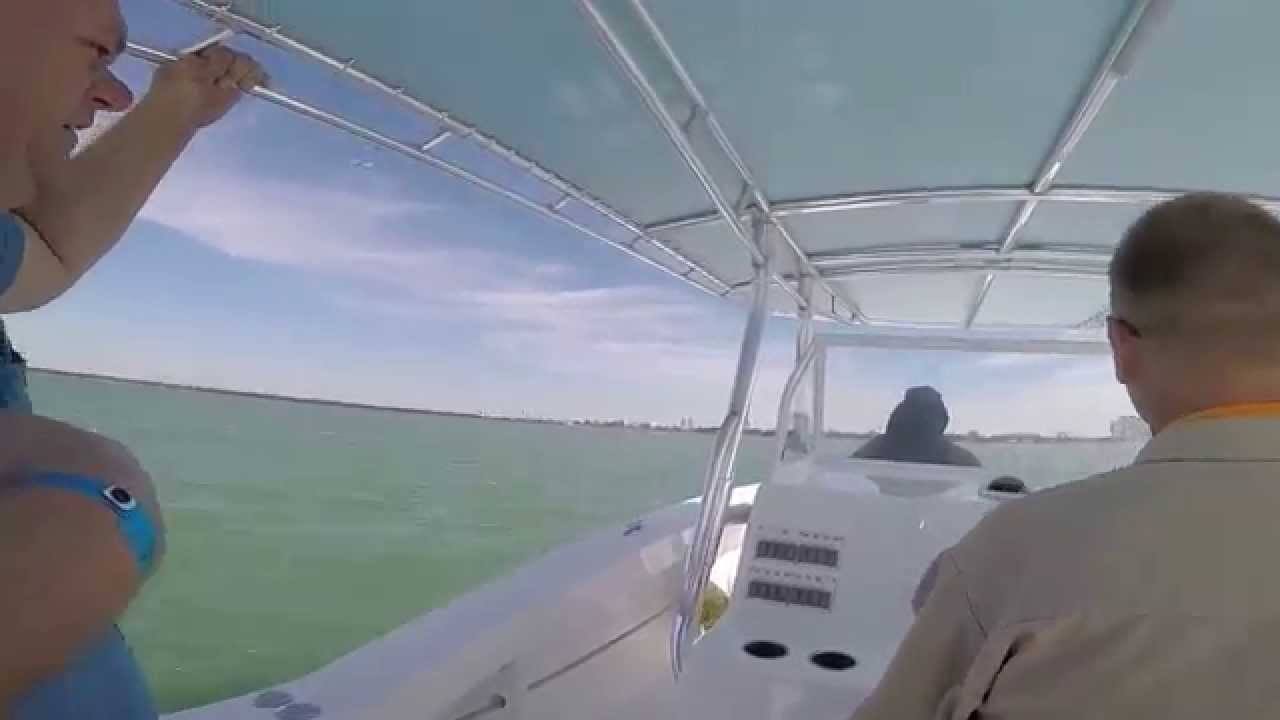Ocean Master test run Miami boat show