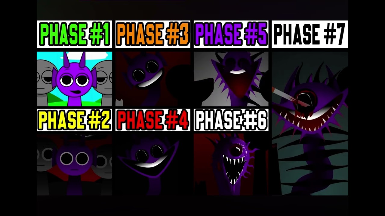 Alex react to sprunki phases 1 to 7 by @GG-TP