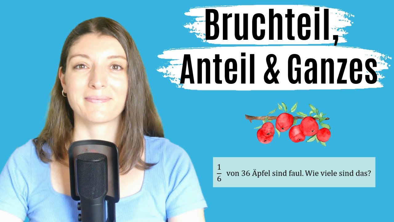 BRUCHTEIL, ANTEIL & GANZES (EINFACH Erklärt!)
