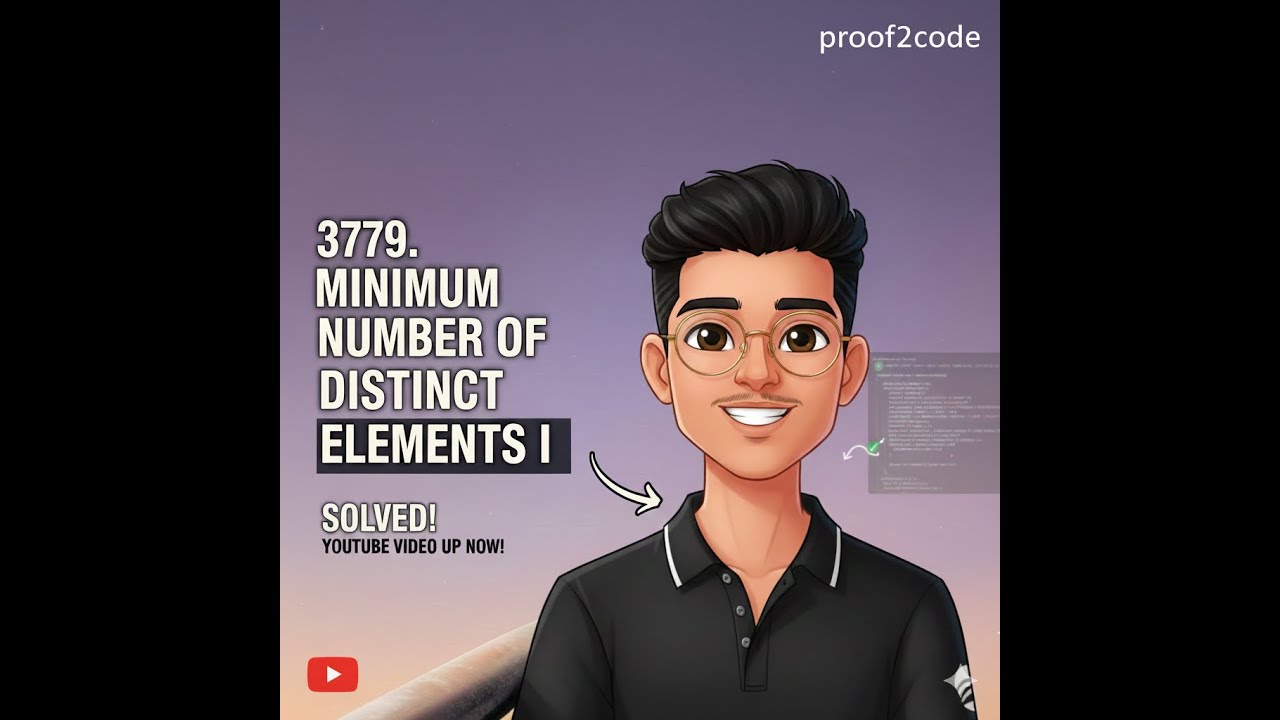 LeetCode 3779 Explained | Minimum Operations for Distinct Elements | Biweekly 172