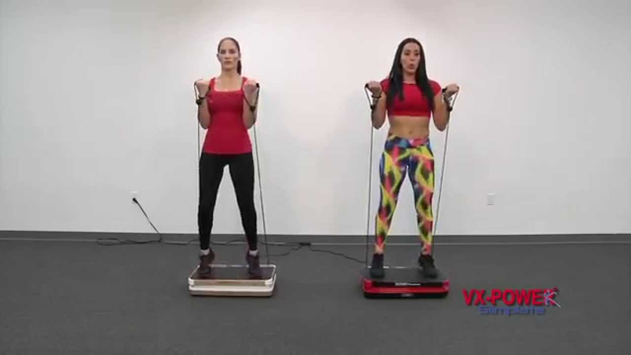 VX-Power SLIMPLATE Vibration Plate Exercise Positions Part 2
