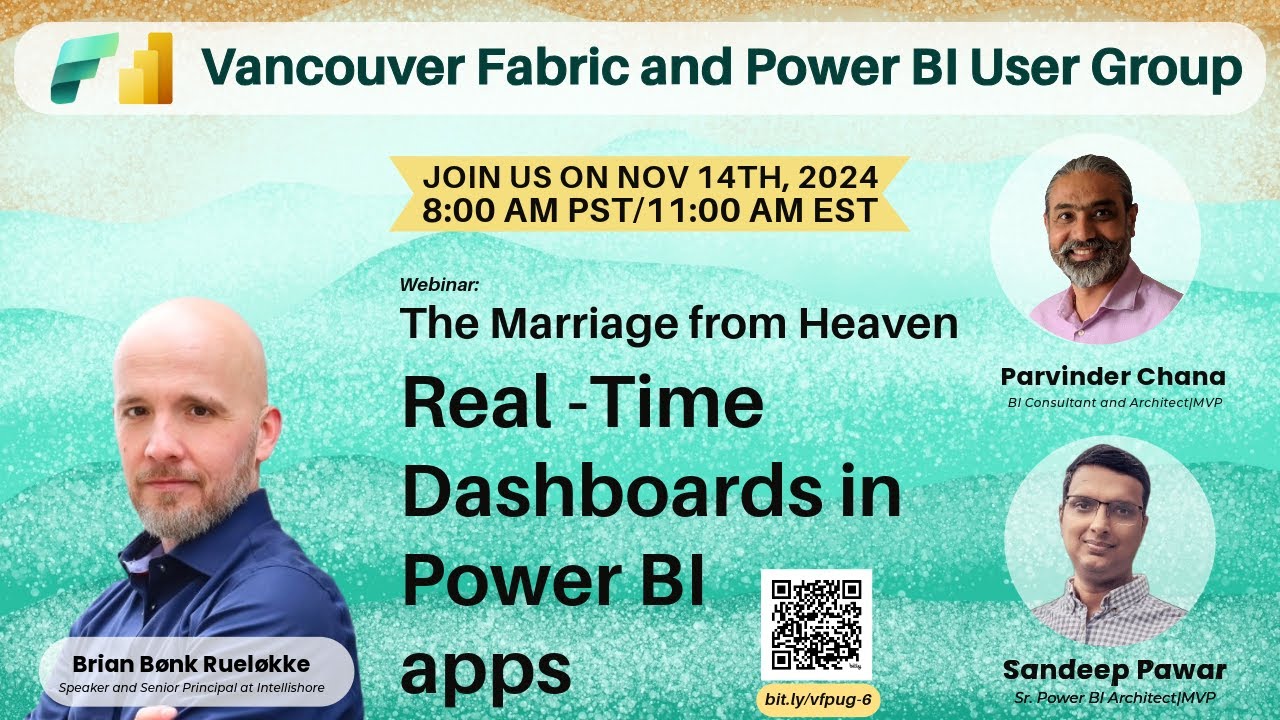 Real Time Dashboards in your Power BI apps  - Vancouver Fabric and Power BI UG