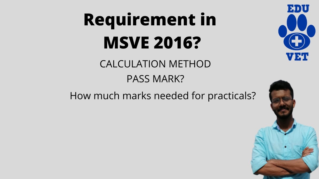 Requirement Calculation in MSVE 2016