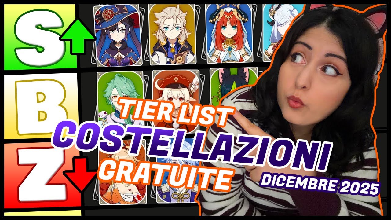 Giudico TUTTE le costellazioni GRATIS ottenibili su Genshin Impact | TIER LIST DICEMBRE 2025