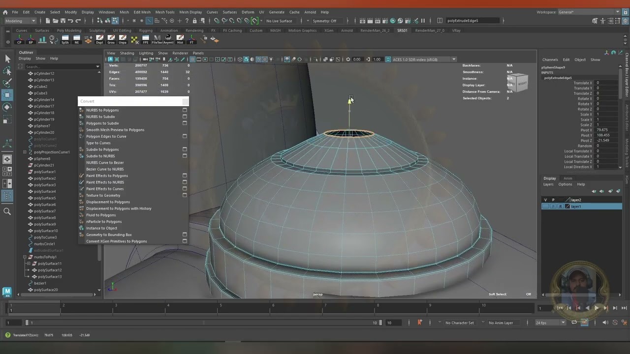 EP 2 SteampunkModel_ From Maya Modeling to Houdini Rendering