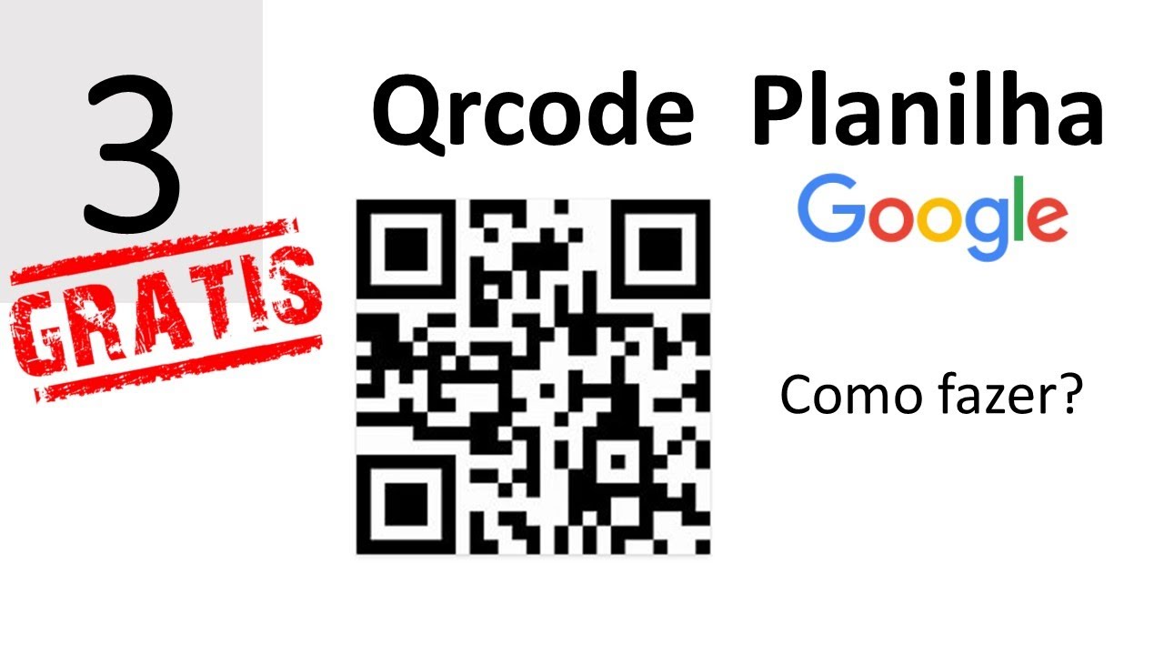 Qrcode na Planilha do Google (Google Sheets)