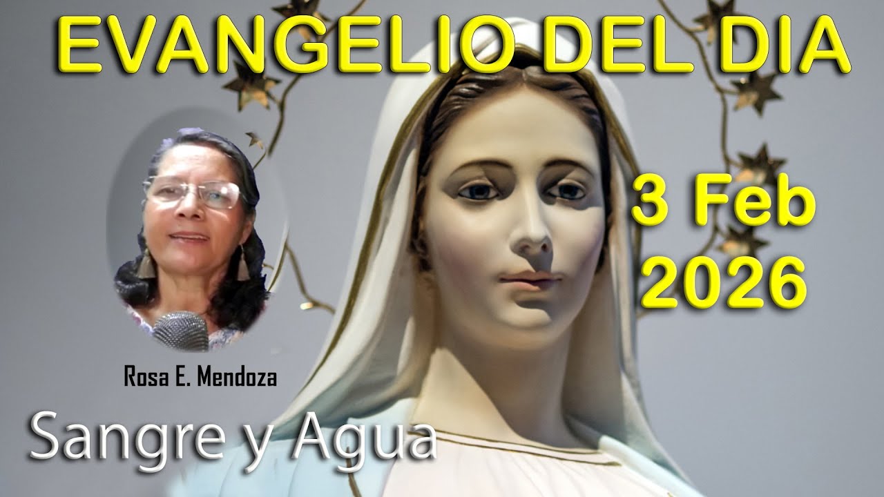 Evangelio Del Dia Hoy - Martes 3 Febrero 2026- Sangre y Agua