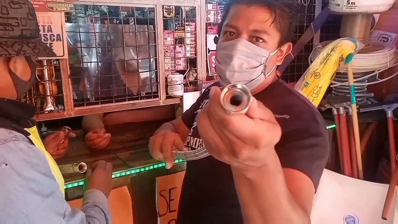 cambiando manguera de un calentador