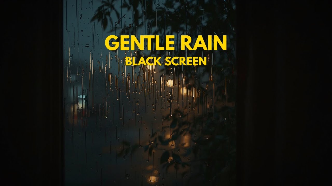 Gentle Rain Sounds for Sleep (Black Screen) / Chuva Mansa Tela Preta