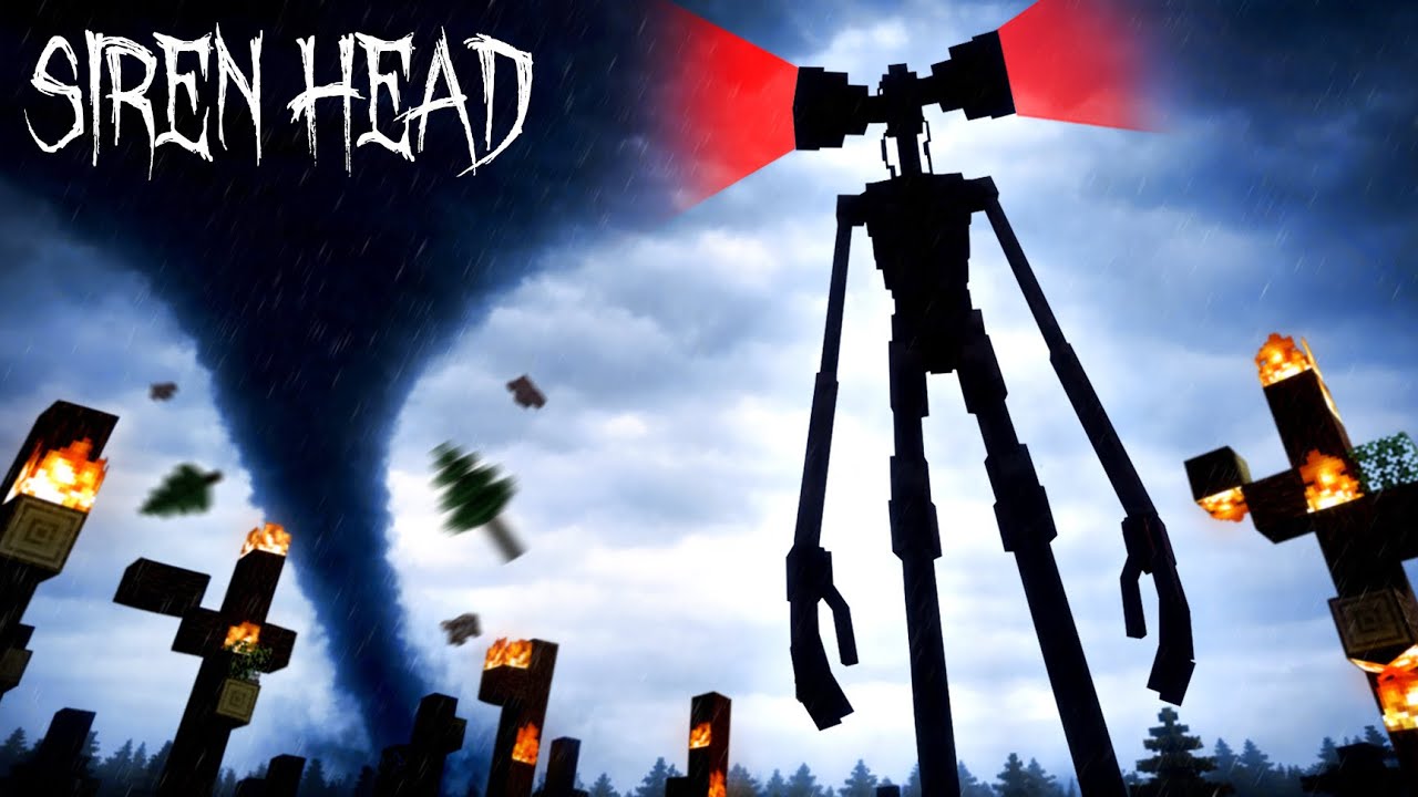 An EF5 Tornado Hit My House In Tornado Alley... Minecraft's Siren Head