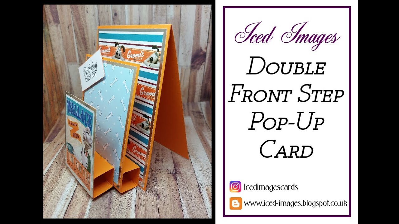 Double Front Step Pop Up Card
