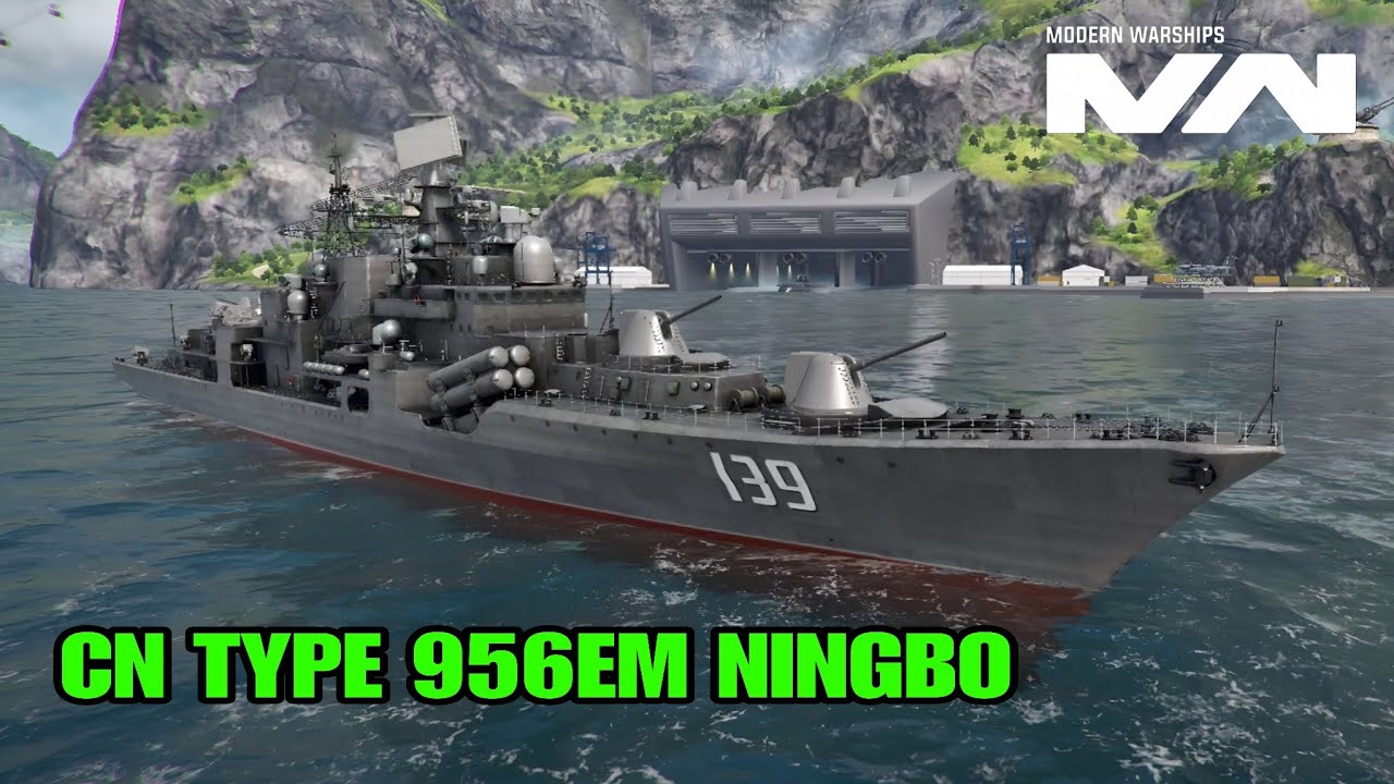 Destroyer with 4x Cannon 😱 this ship is Op CN TYPE 956EM - Modern Warships