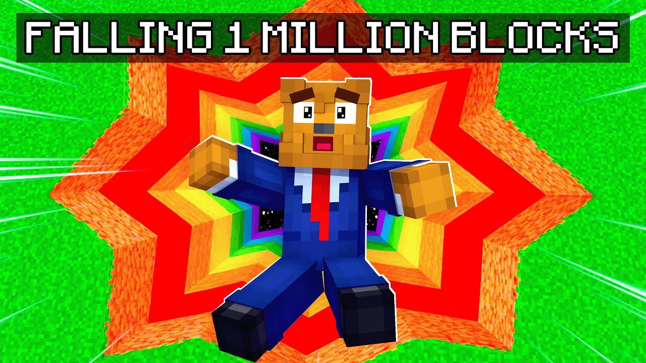 Falling 1 Million blocks In Minecraft