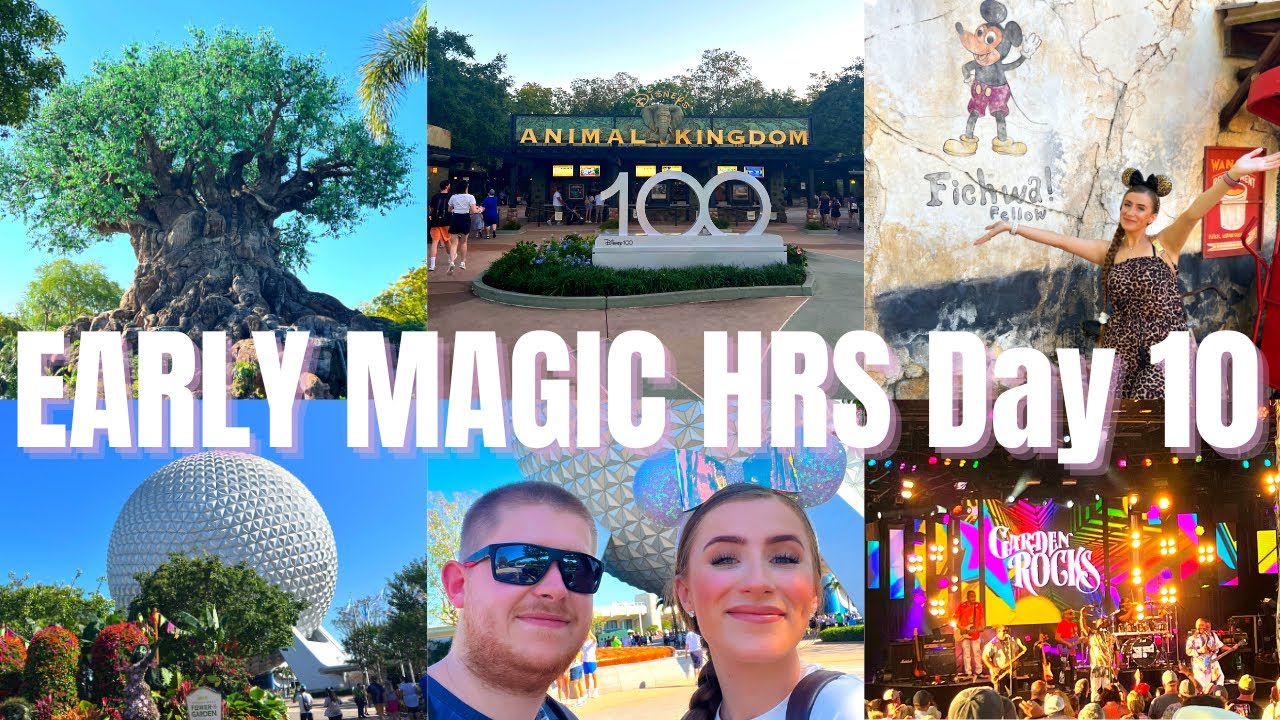 A FUN ANIMAL KINGDOM MORNING & EPCOT EVENING | WALT DISNEY WORLD 2023🌳✨