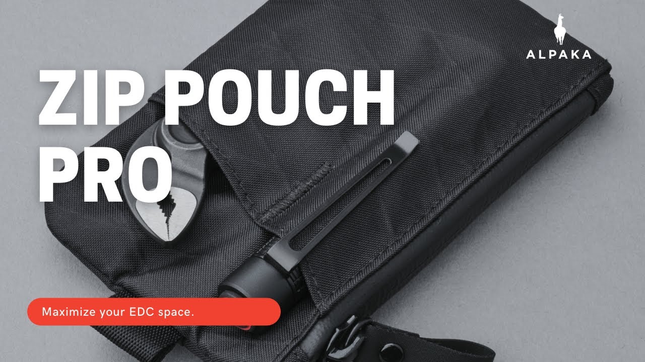 Zip Pouch PRO by ALPAKA #alpakagear #keepmovingforward